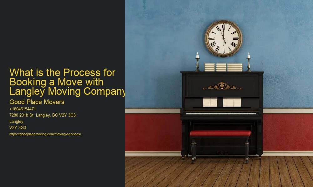 What is the Process for Booking a Move with Langley Moving Company?