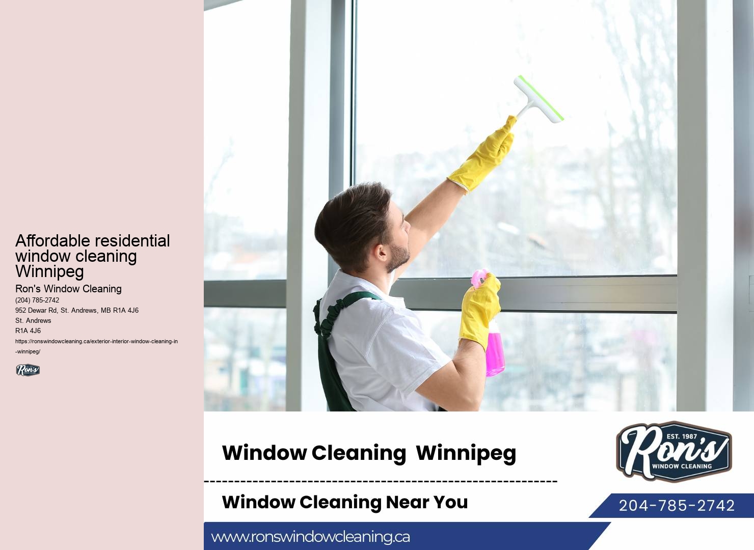 Library window washing estimate