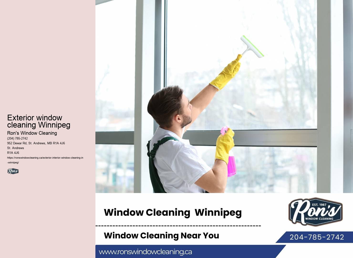 High-rise window cleaning company dedication