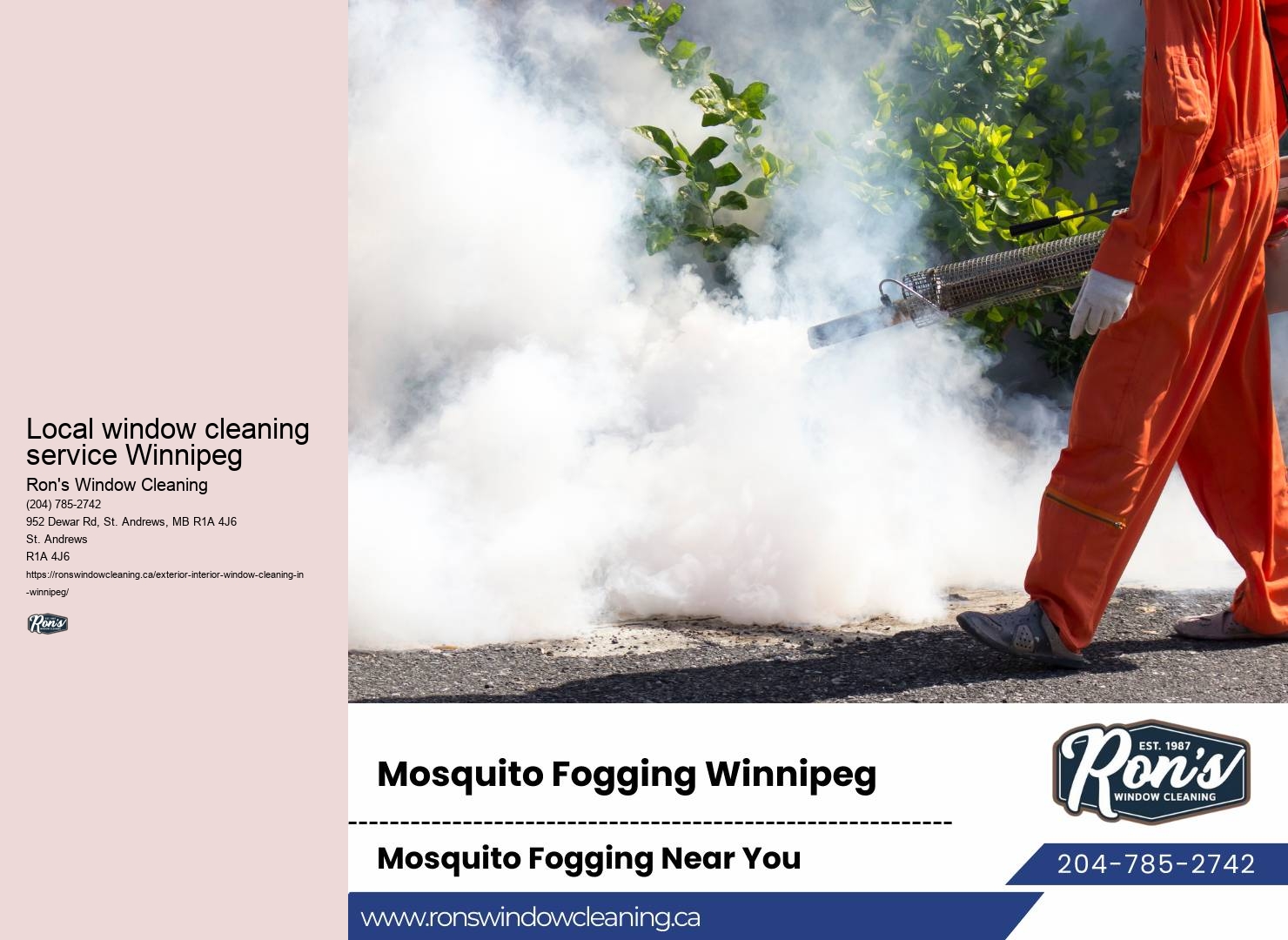 Window cleaning specialists Winnipeg