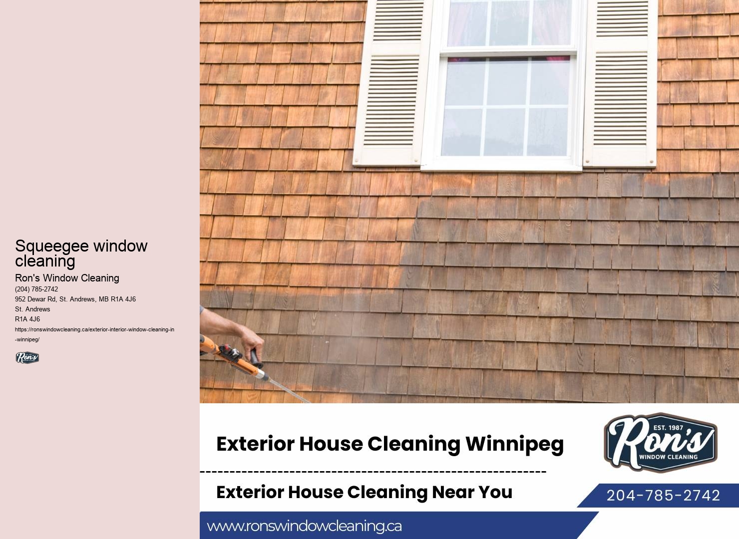Commercial window washing tips