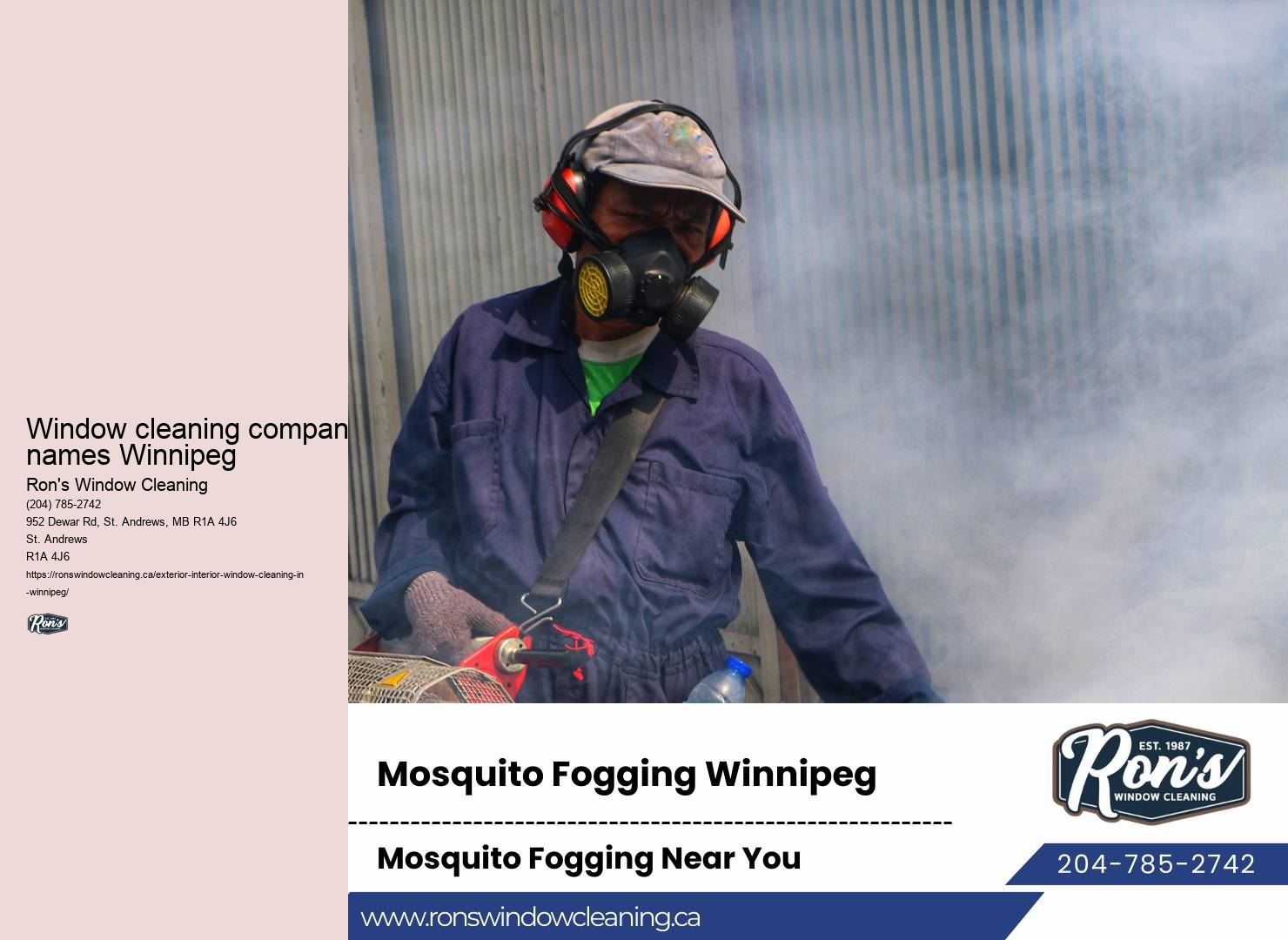 Sustainable window washing practices
