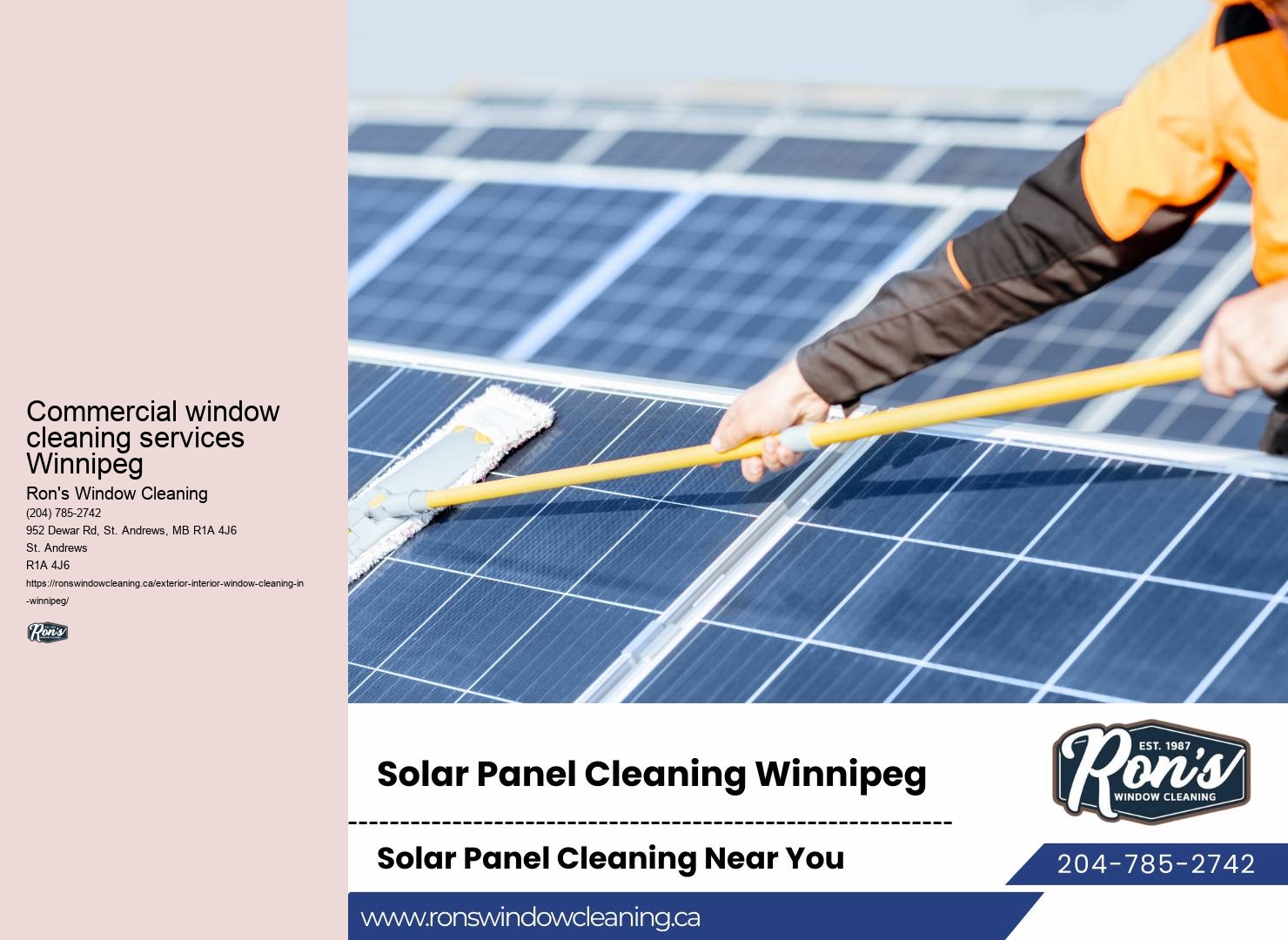 Winnipeg window maintenance solutions