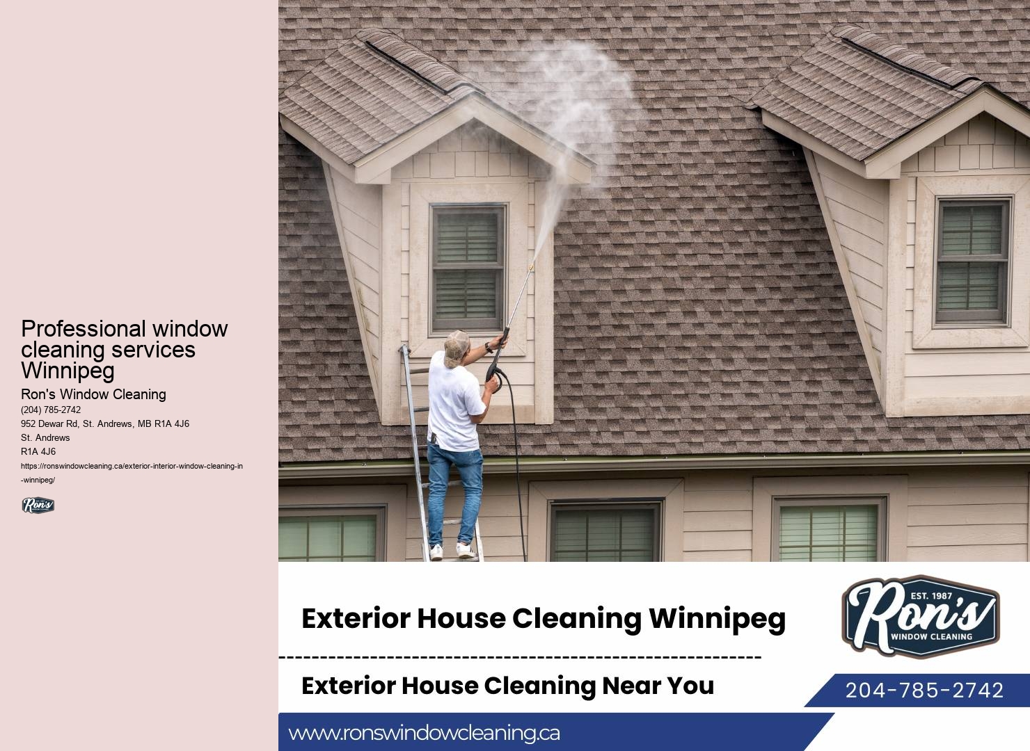 Window cleaning quotes Winnipeg