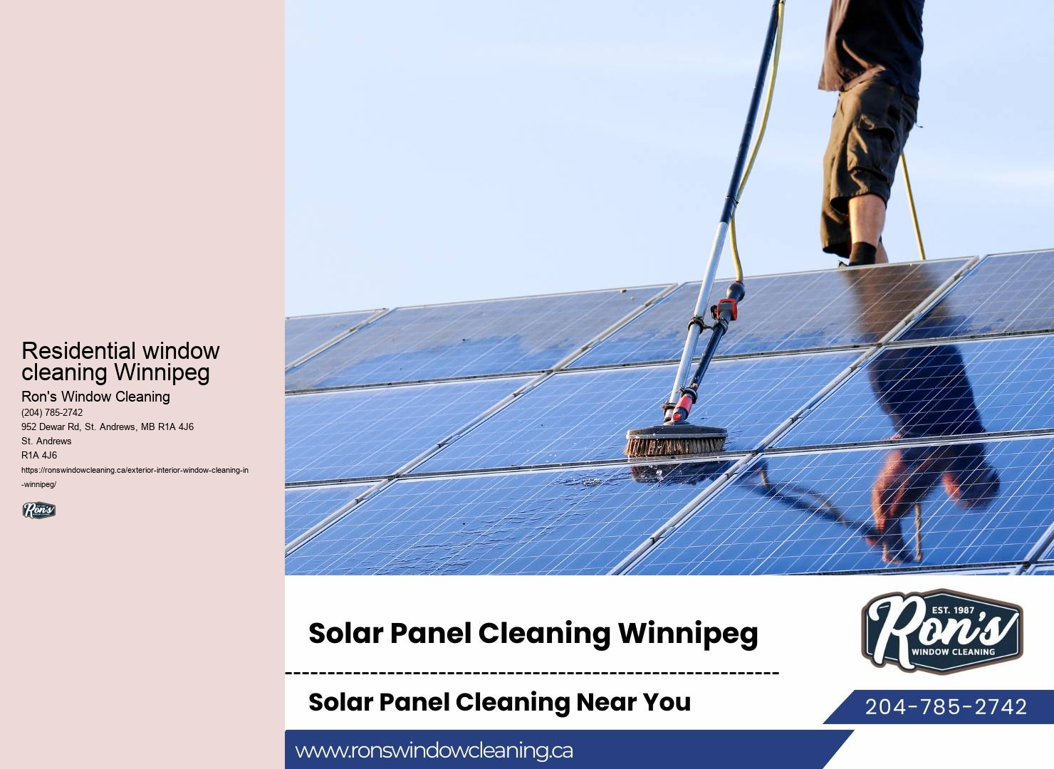 Winnipeg's Premier Window Cleaning Service