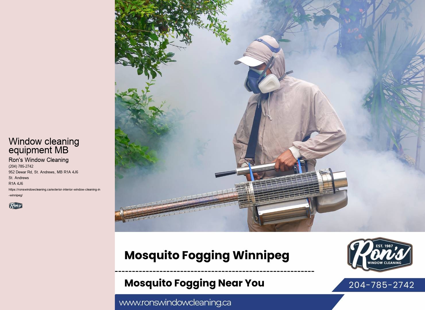 Winnipeg residential window washers