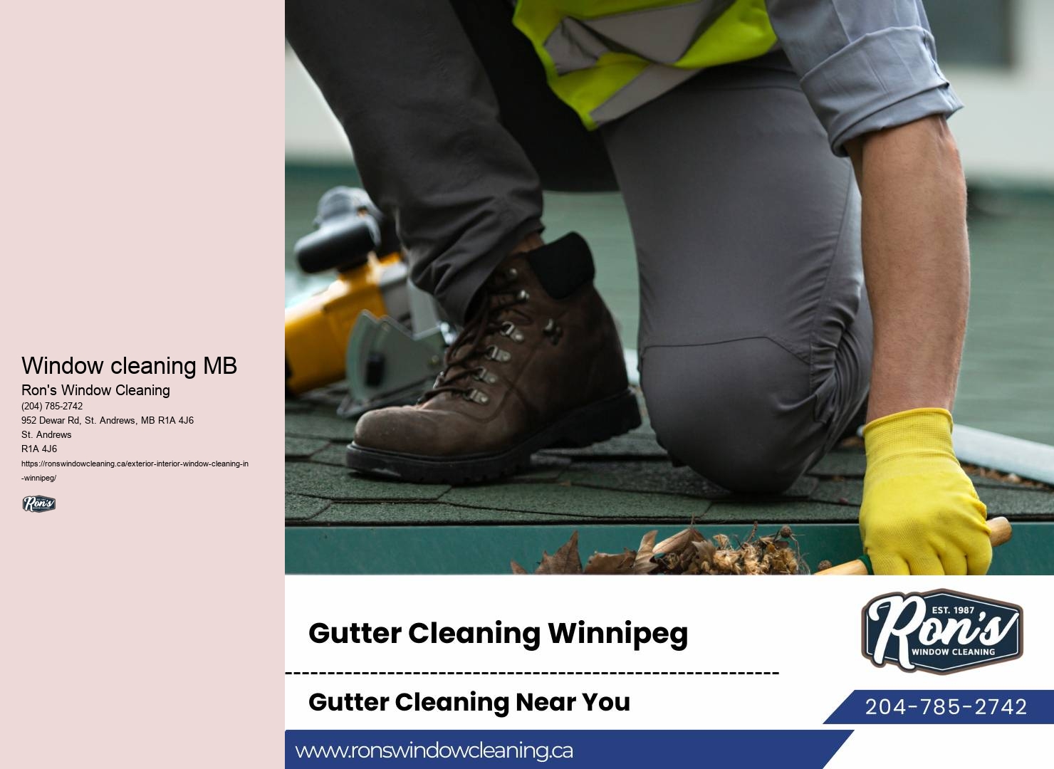 Eco-friendly window cleaning Winnipeg