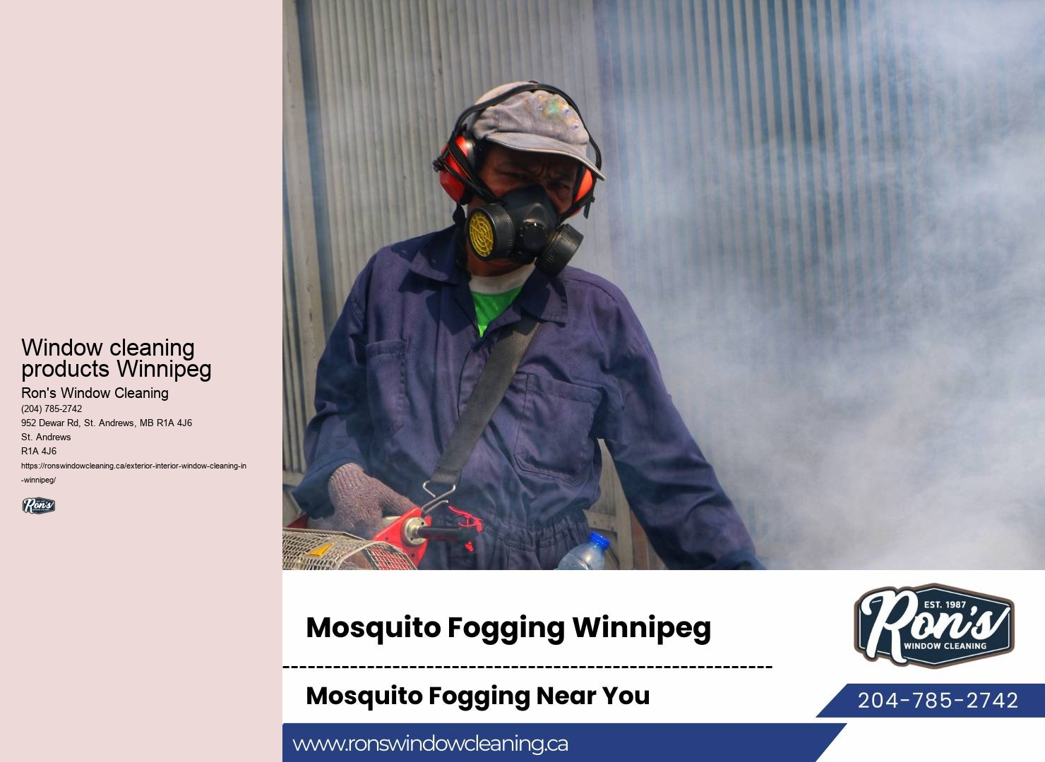 Winnipeg window maintenance