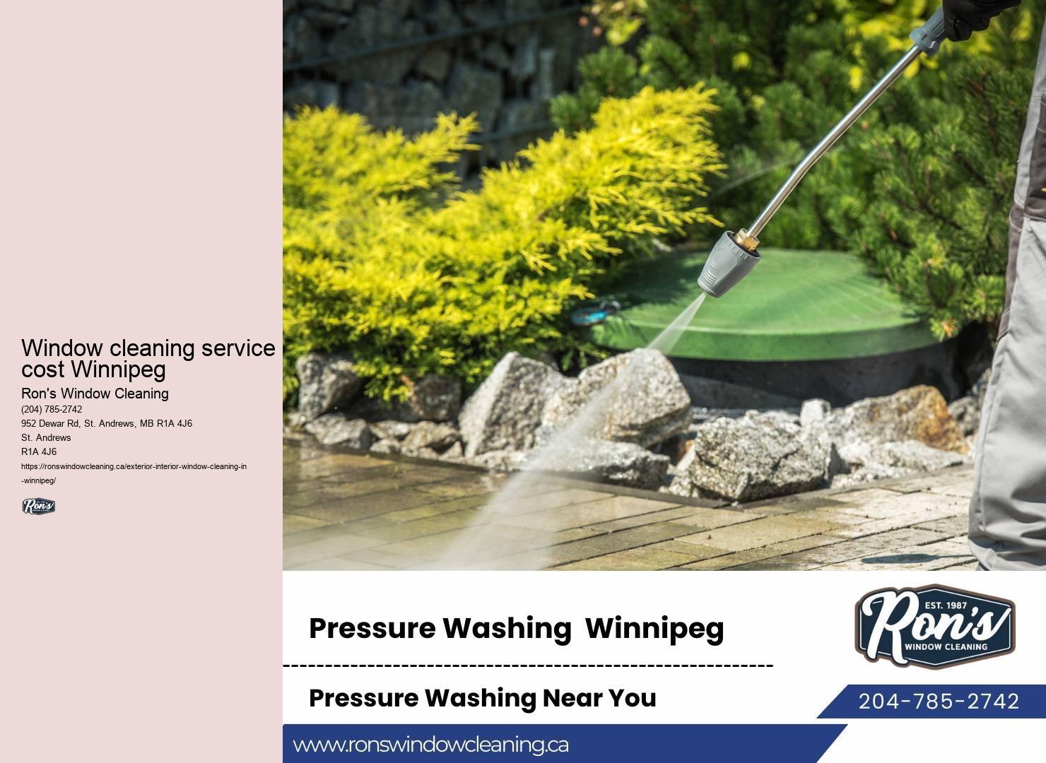 Best window cleaning in Winnipeg