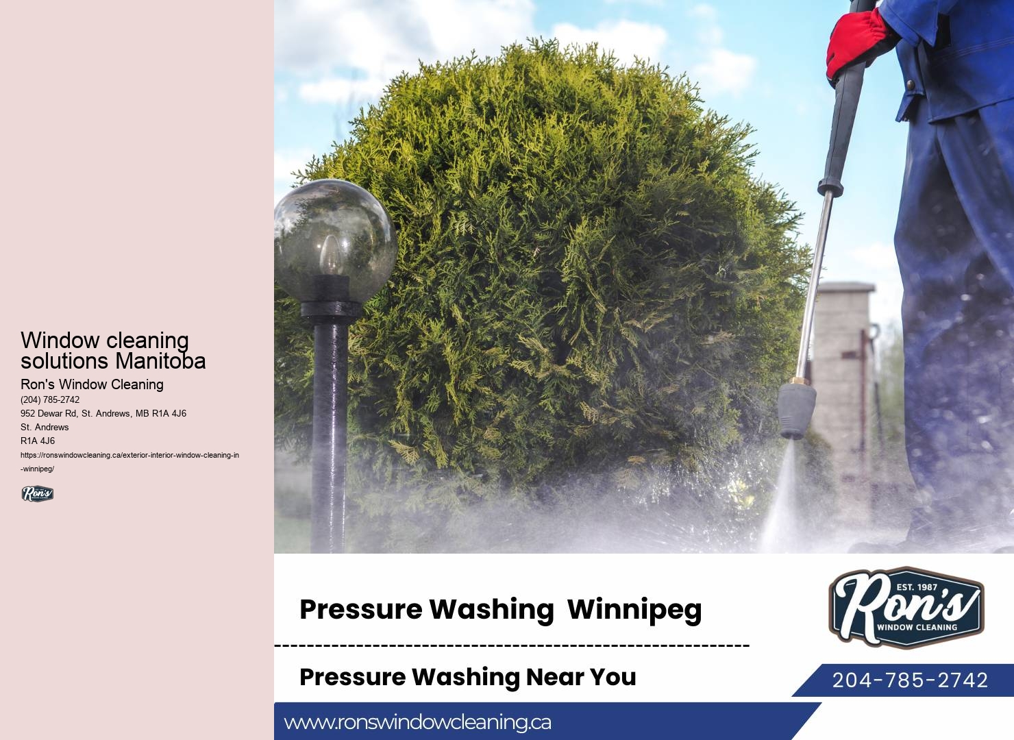 Best window washing services Winnipeg