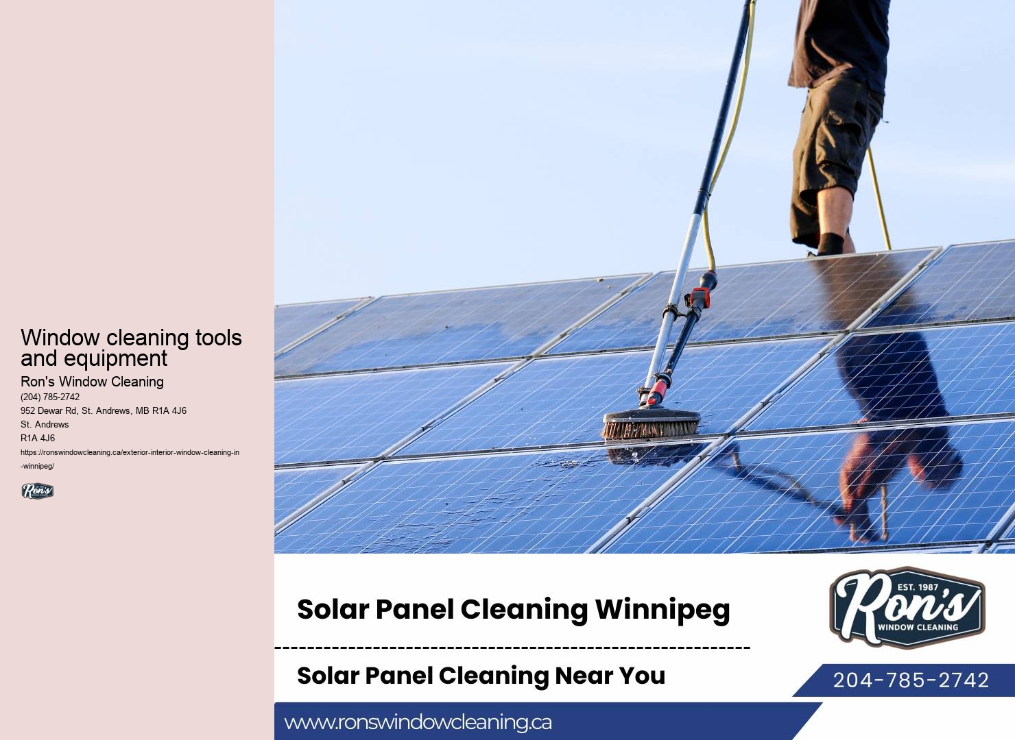 Window cleaning company in Winnipeg