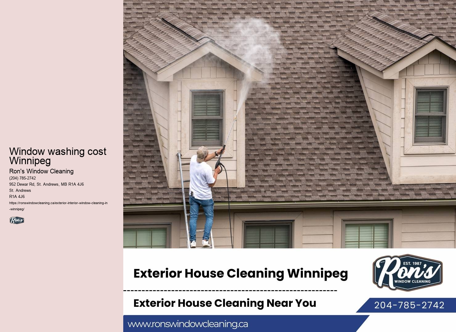 Best Window Cleaning Company in Winnipeg