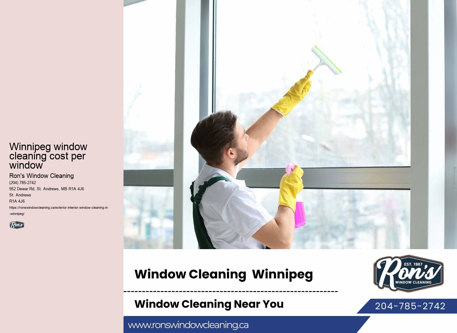 Window washing companies Winnipeg